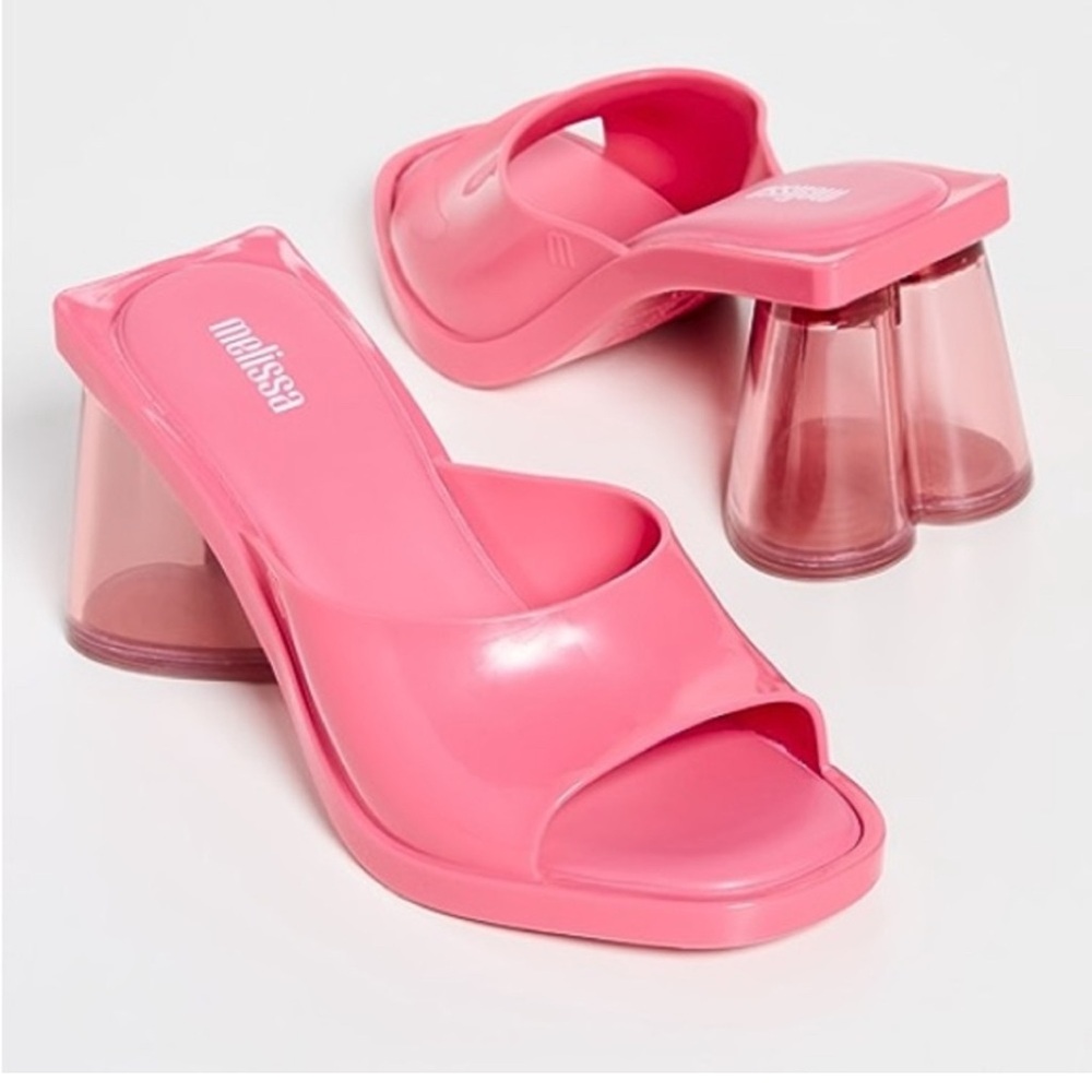 Melissa Candy Mule Heels in Pink